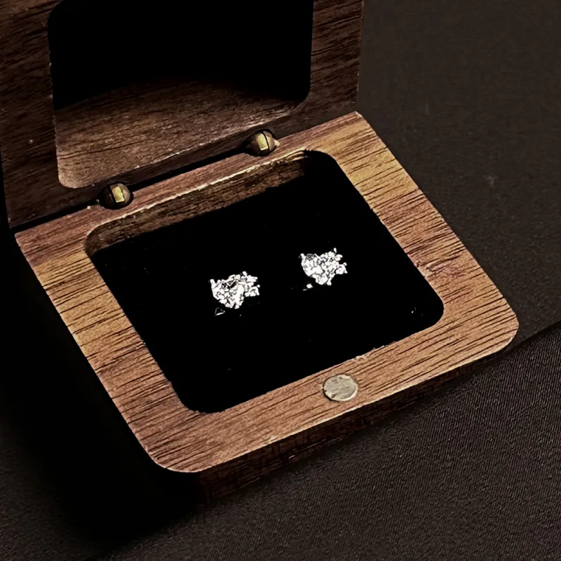 Anxious 925 Sterling Silver Needle Stud Earrings Women's-5