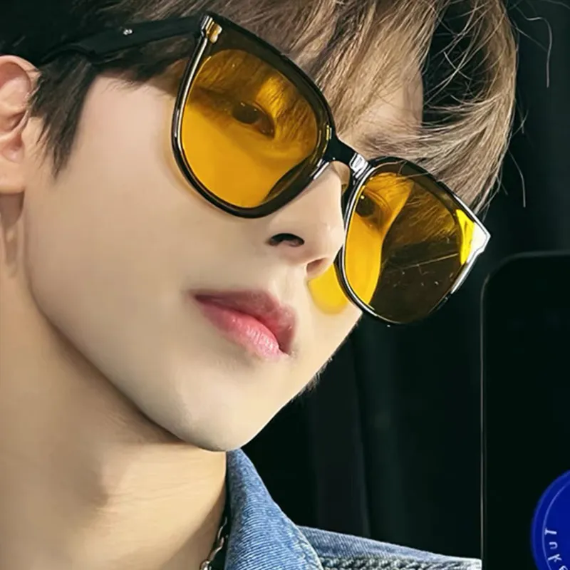 Anxious PC Round Sunglasses Unisex-7