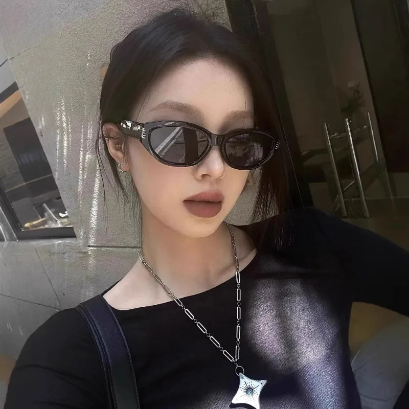 Anxious PC Cat Eye Sunglasses Unisex-3