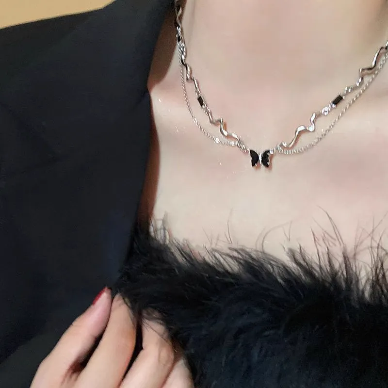 Anxious Alloy Necklaces Women's-3