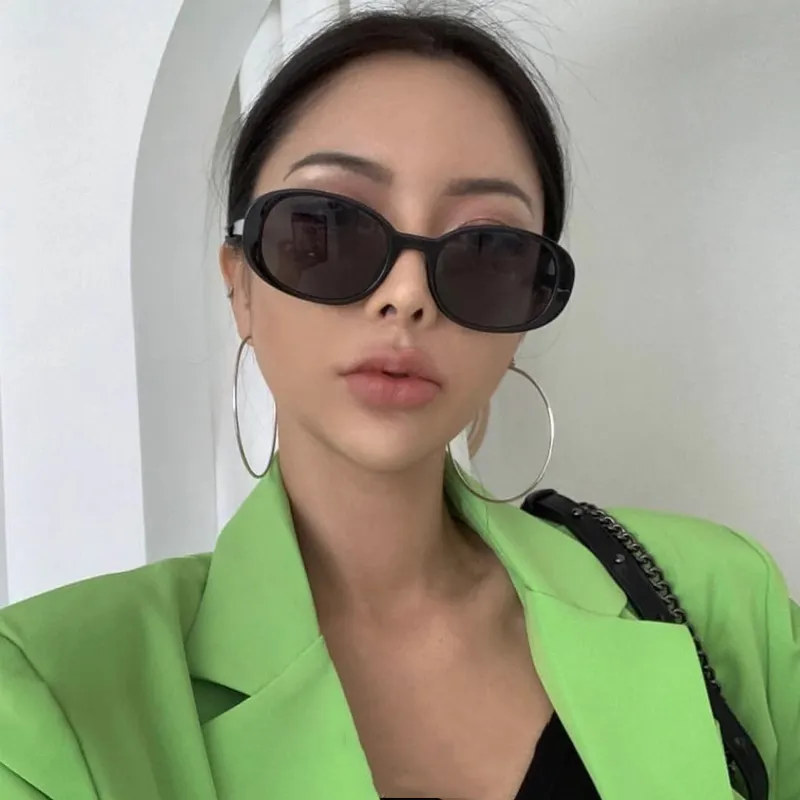 Anxious PC Oval Sunglasses Unisex-1