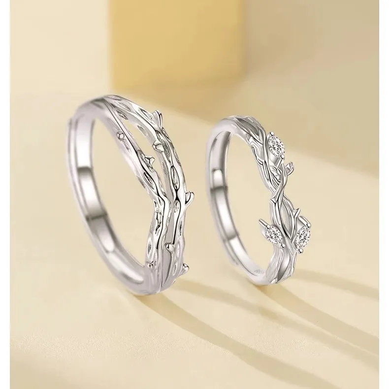 Anxious Copper Alloy Rings Unisex-4