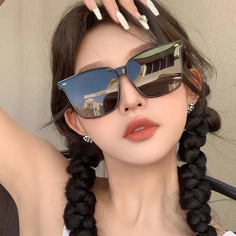 Anxious PC Square Sunglasses Unisex-6