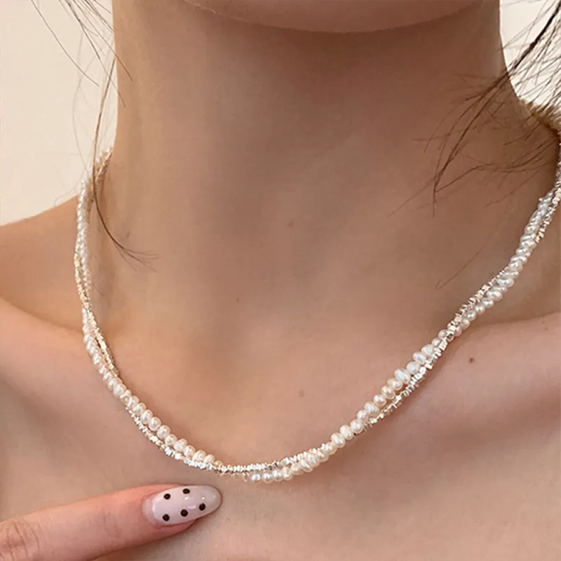 Anxious Artificial Pearl Necklaces Women's-1