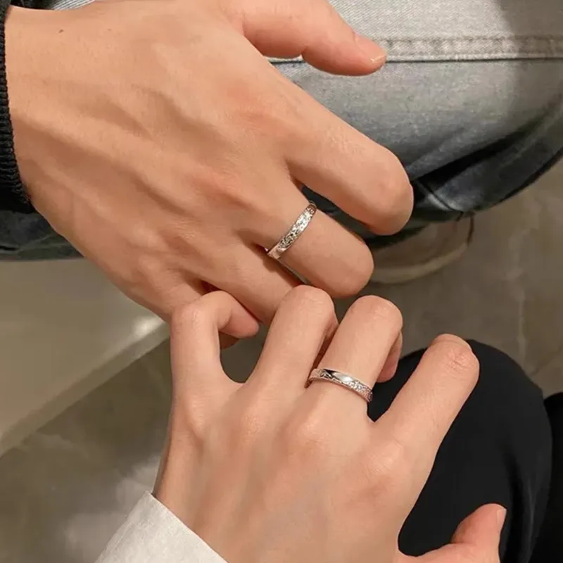 Anxious 999 Fine Silver Rings Unisex-3