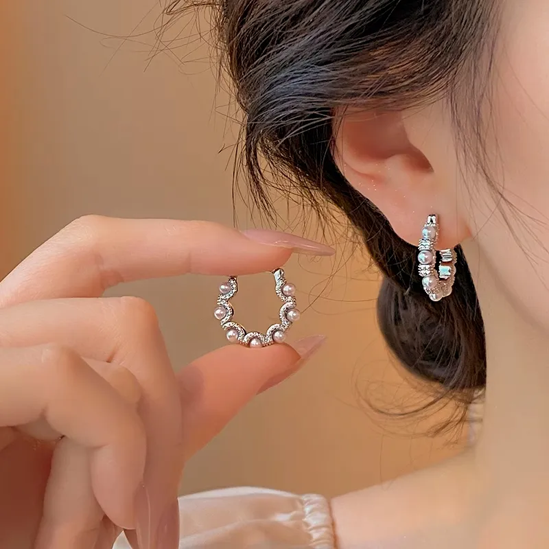 Anxious Copper Earrings Women's-3