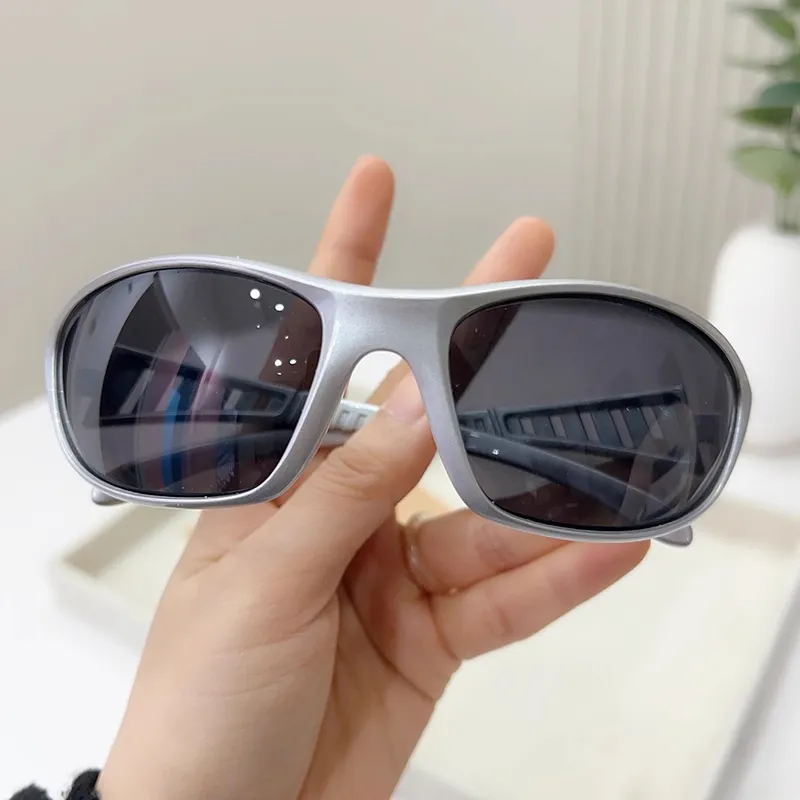 Anxious PC Irregular Shape Sunglasses Unisex-11