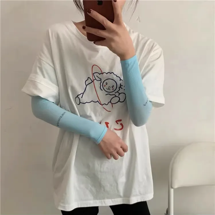 Anxious Polyamide Sun Protection Sleeves Unisex-11