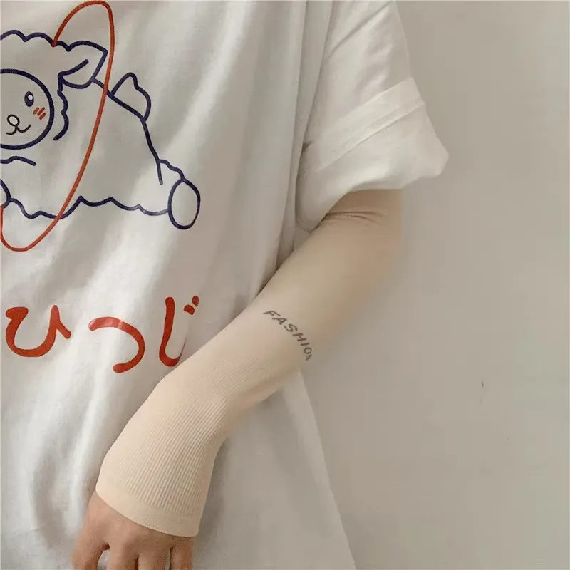 Anxious Polyamide Sun Protection Sleeves Unisex-13