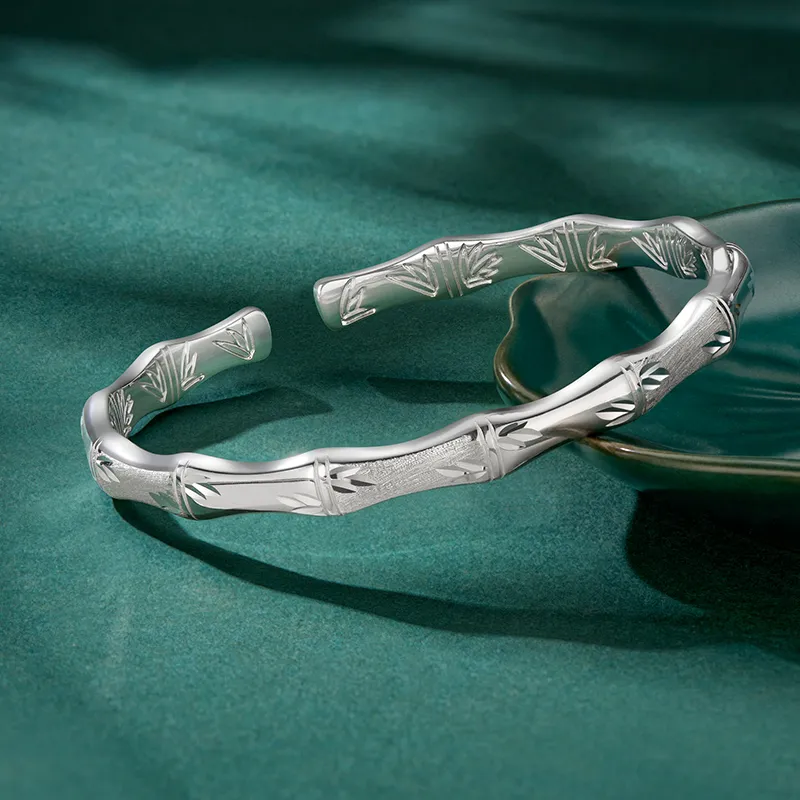 Sentimentality 9999 Pure Silver Bangles Women's-1