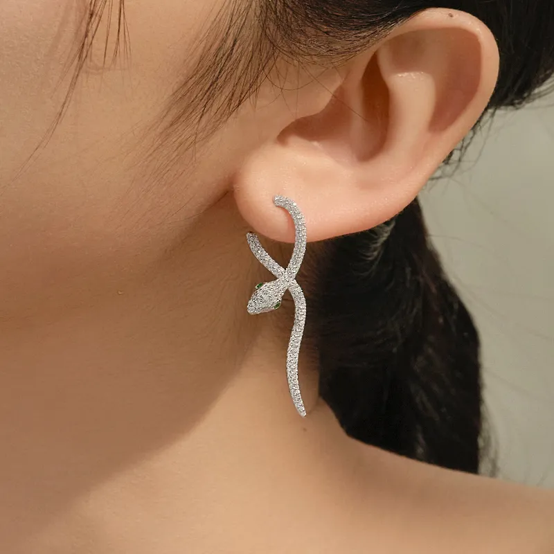 Sentimentality Zircon Earrings Women's-4