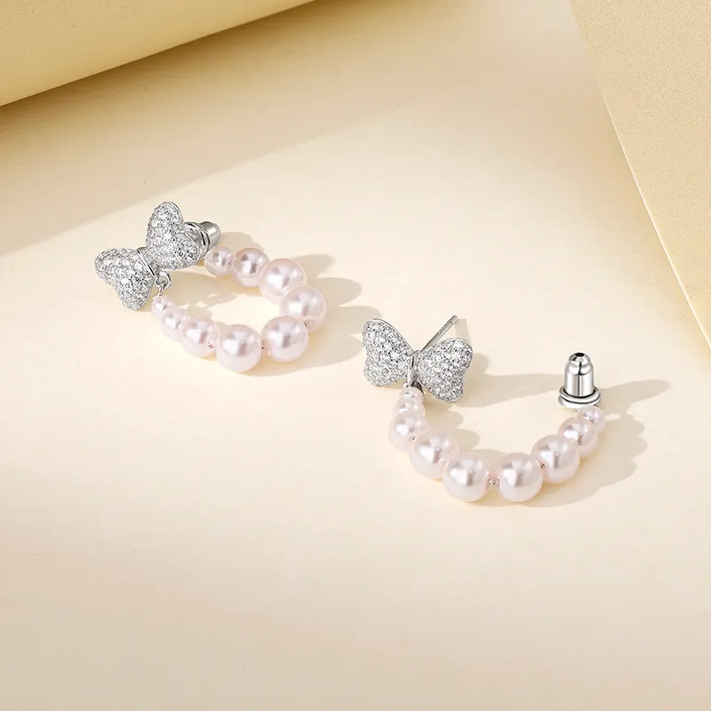 Sentimentality 925 Sterling Silver Earrings Women's-1