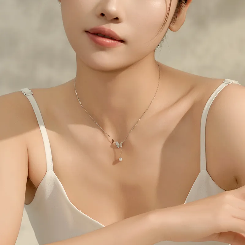 Sentimentality 925 Sterling Silver Necklaces Women's-1