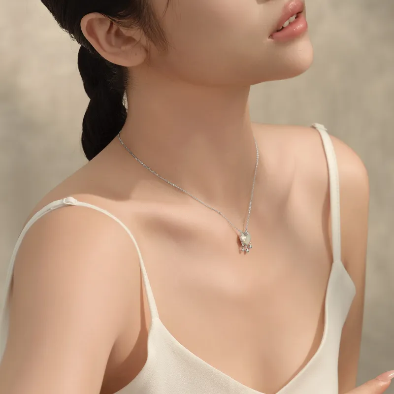 Sentimentality 925 Sterling Silver Necklaces Women's-2