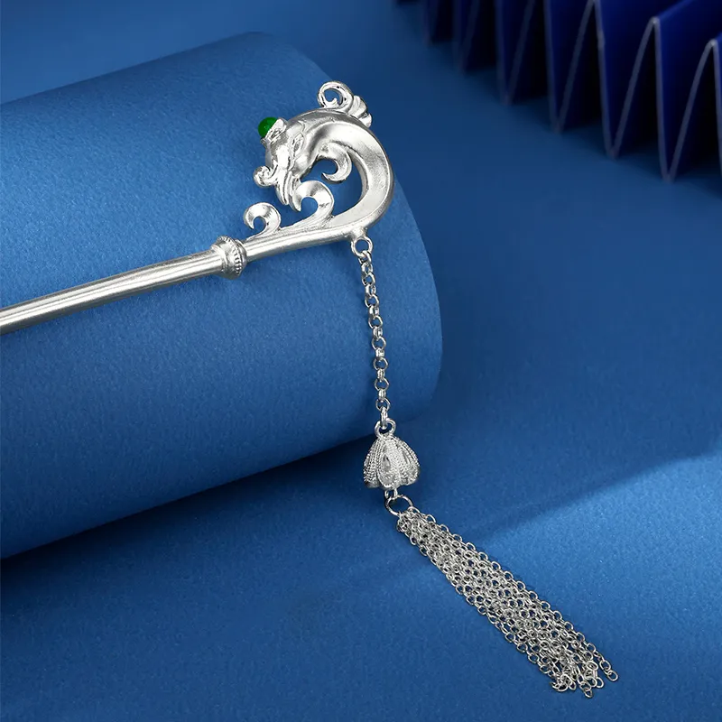 Sentimentality 999 Fine Silver Silver Hairpin Women's-2