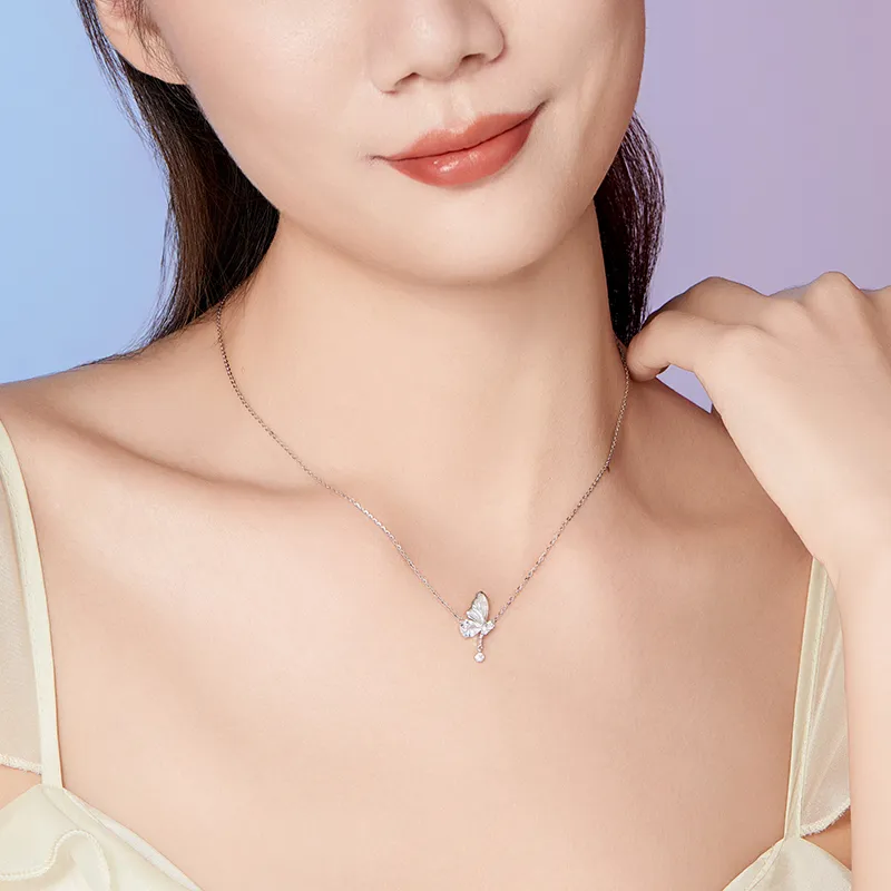 Sentimentality 925 Sterling Silver Necklaces Women's-4