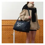 Reebok Fabric Gym Bag Sports Bag Travel Bag Shoulder Bag Crossbody Bag Large Size Unisex Black/Navy Blue/Gray Green