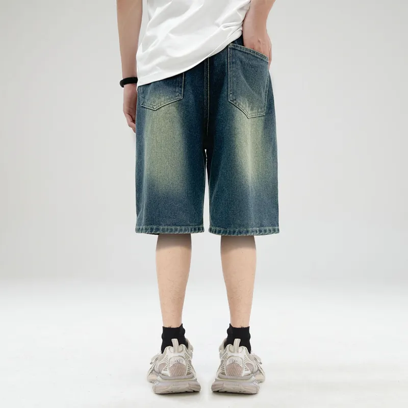 BRYAN JIMENEZ Denim Shorts Unisex-4