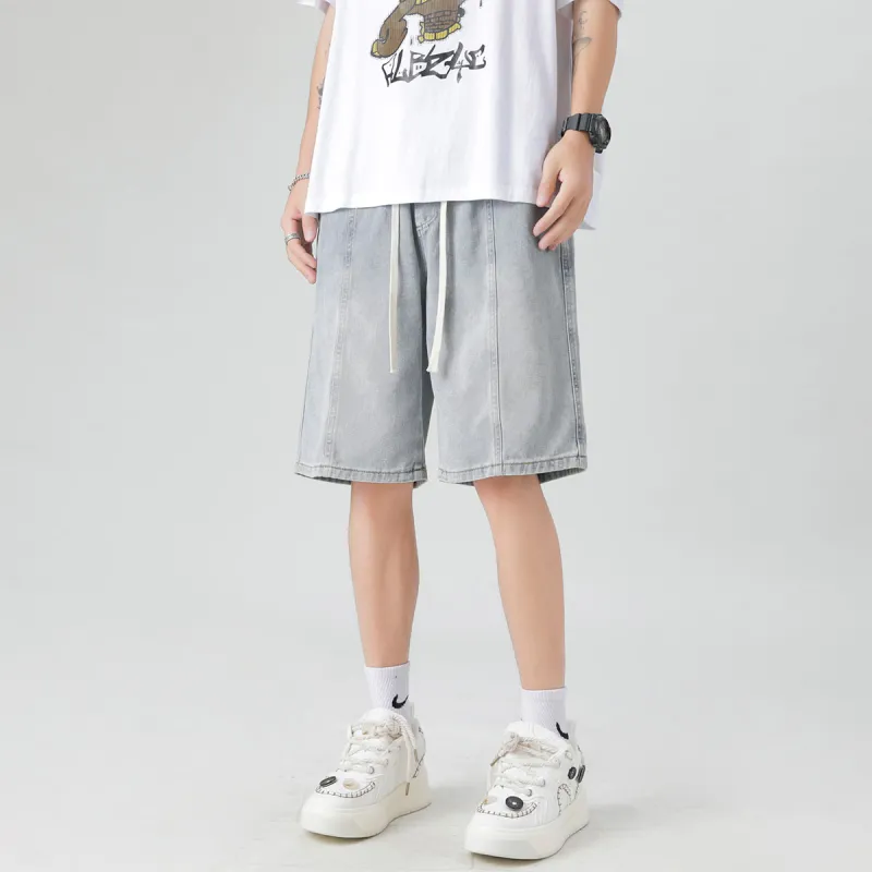 BRYAN JIMENEZ Denim Shorts Unisex-4