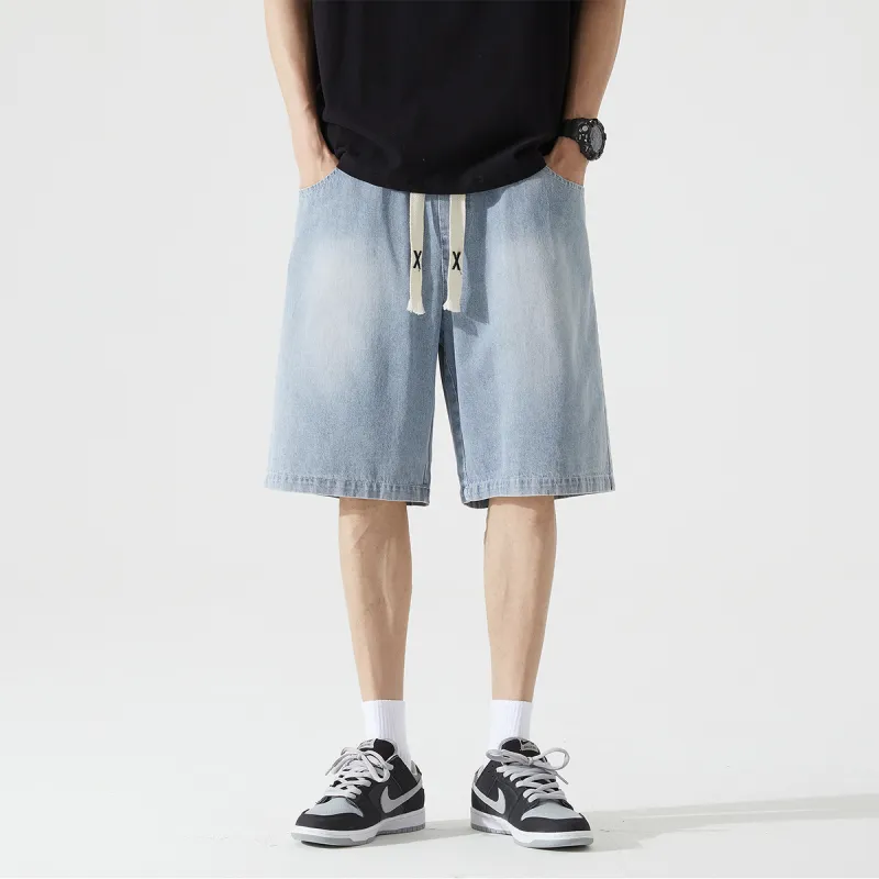 BRYAN JIMENEZ Denim Shorts Unisex-8