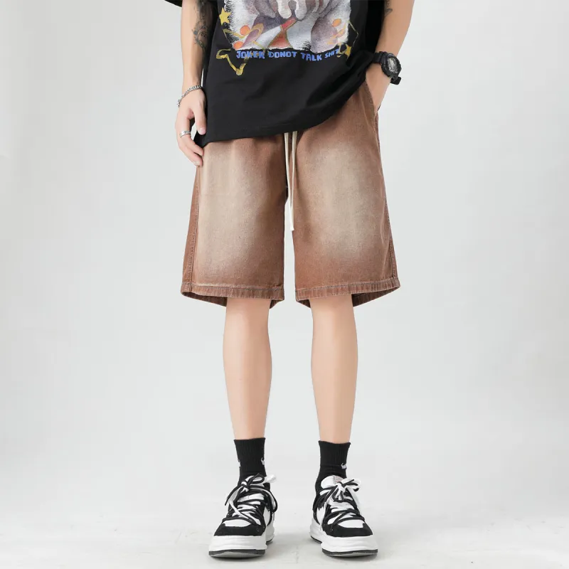 BRYAN JIMENEZ Denim Shorts Unisex-12