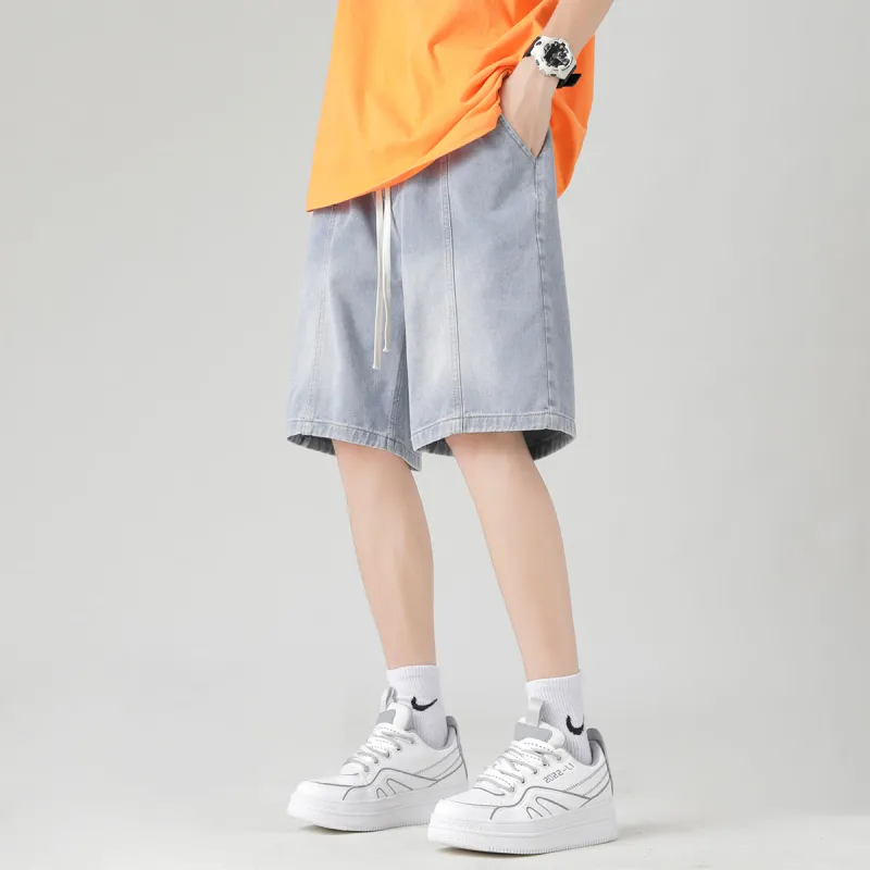 BRYAN JIMENEZ Denim Shorts Unisex-8