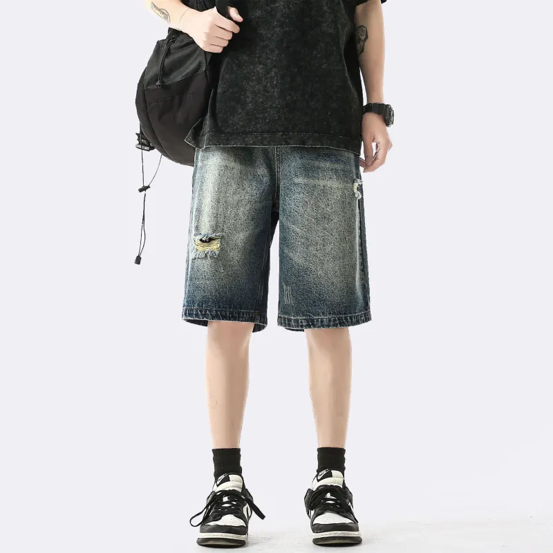 BRYAN JIMENEZ Denim Shorts Unisex-24