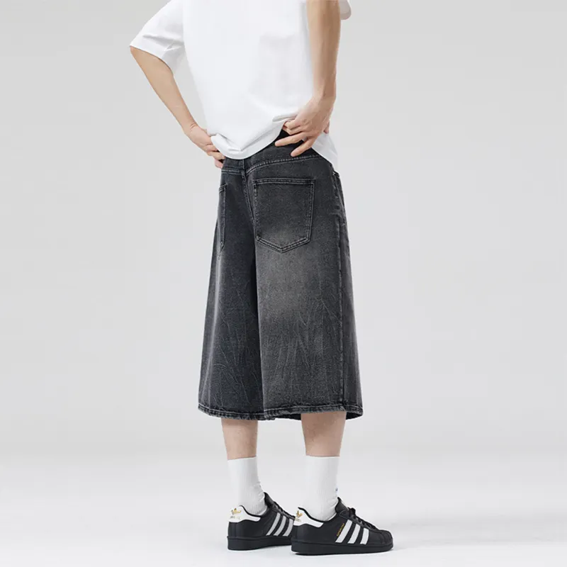 BRYAN JIMENEZ Denim Shorts Unisex-7