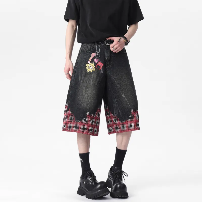 BRYAN JIMENEZ Denim Shorts Unisex-5