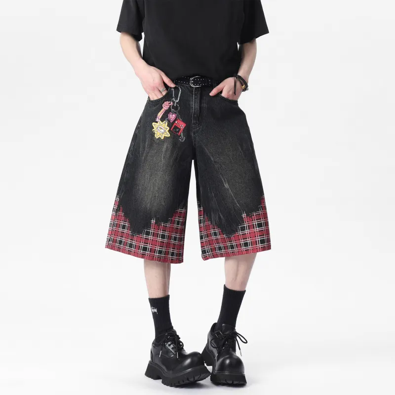 BRYAN JIMENEZ Denim Shorts Unisex-4
