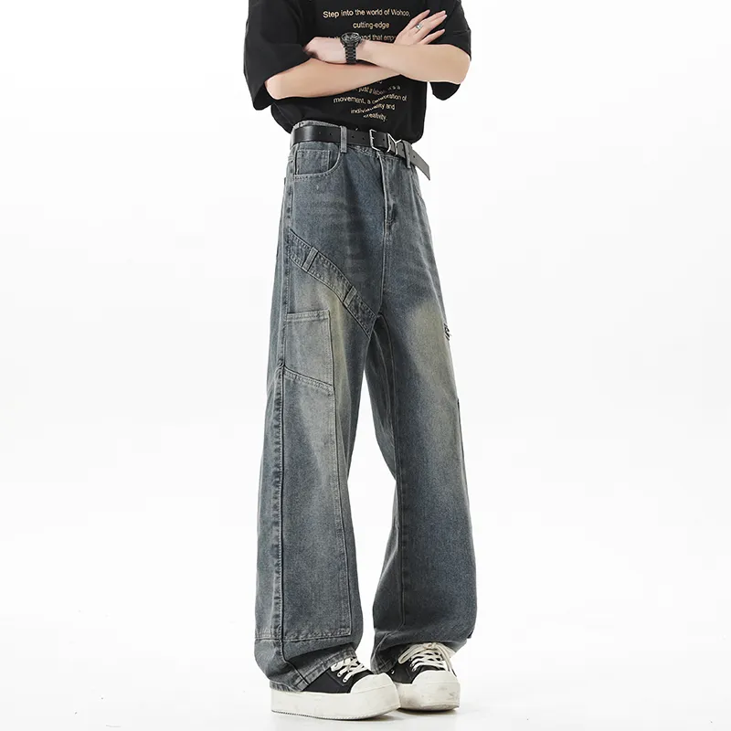 BRYAN JIMENEZ Jeans Unisex Vintage Blue-3