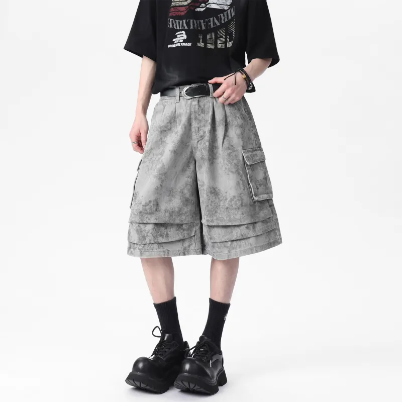 BRYAN JIMENEZ Denim Shorts Unisex-12