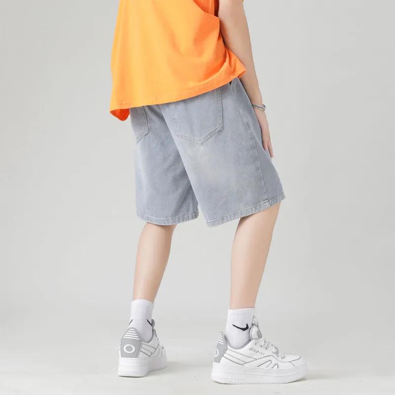 BRYAN JIMENEZ Denim Shorts Unisex-9