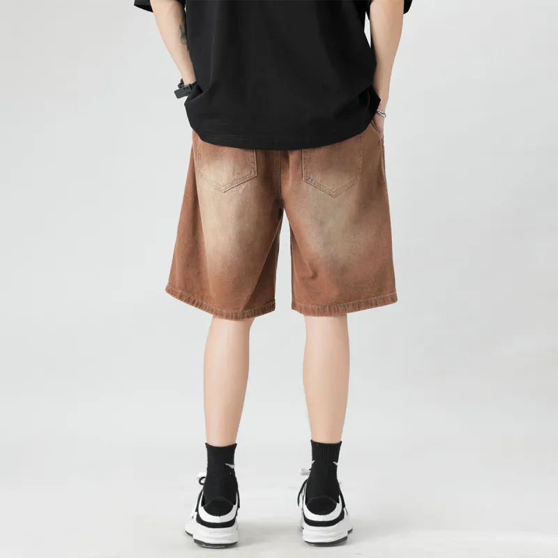 BRYAN JIMENEZ Denim Shorts Unisex-14