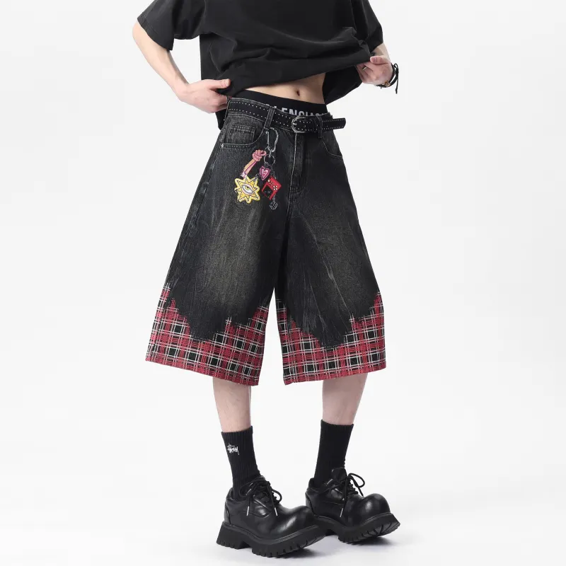 BRYAN JIMENEZ Denim Shorts Unisex-2