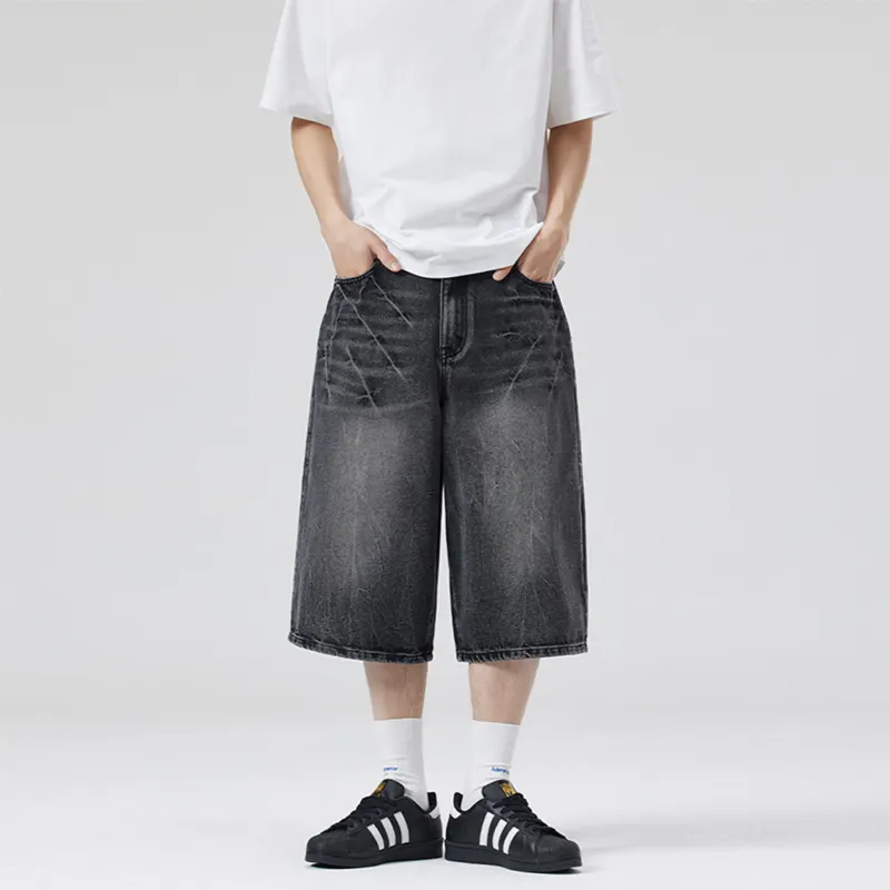 BRYAN JIMENEZ Denim Shorts Unisex-6