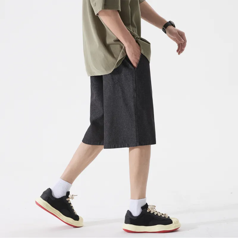 BRYAN JIMENEZ Denim Shorts Unisex-4