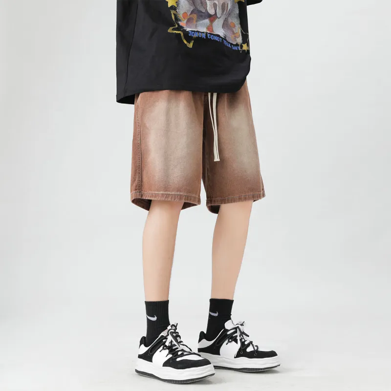 BRYAN JIMENEZ Denim Shorts Unisex-13