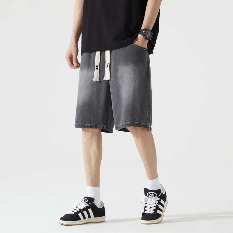 BRYAN JIMENEZ Denim Shorts Unisex-3
