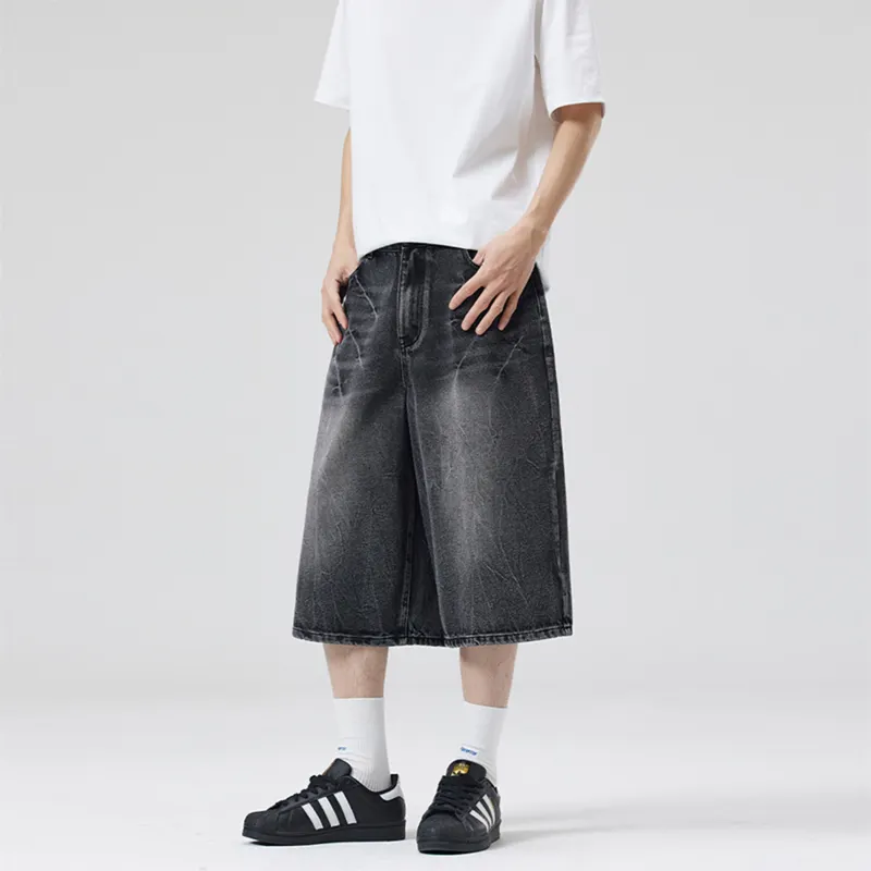 BRYAN JIMENEZ Denim Shorts Unisex-2