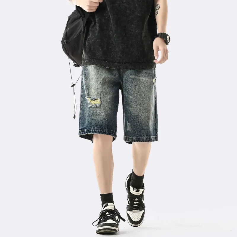 BRYAN JIMENEZ Denim Shorts Unisex-22