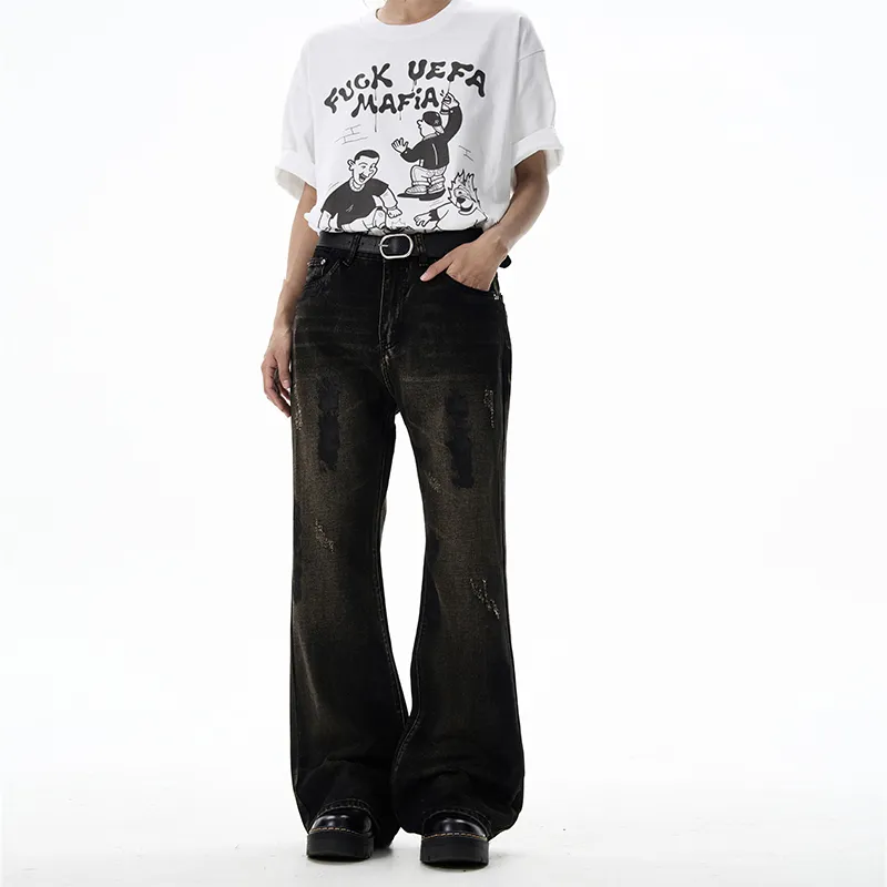 BRYAN JIMENEZ Jeans Unisex Black-4