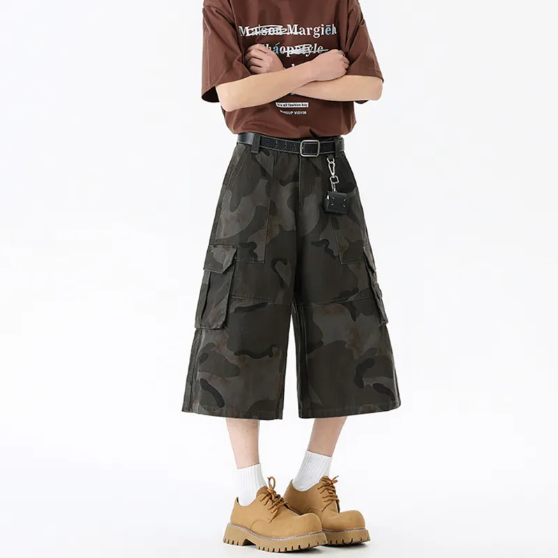 BRYAN JIMENEZ Denim Shorts Unisex-18
