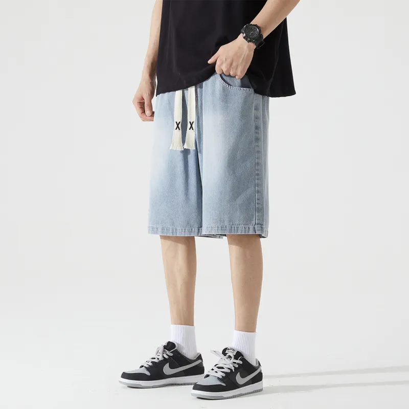 BRYAN JIMENEZ Denim Shorts Unisex-9