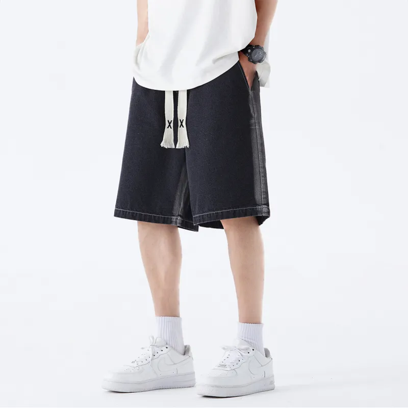 BRYAN JIMENEZ Denim Shorts Unisex-3