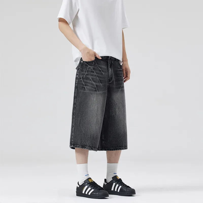 BRYAN JIMENEZ Denim Shorts Unisex-4