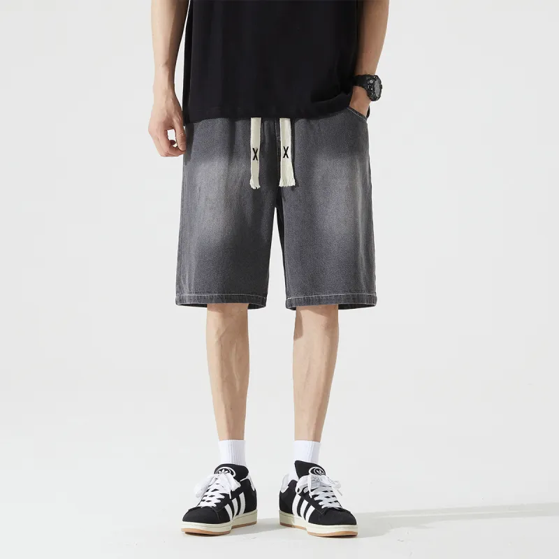 BRYAN JIMENEZ Denim Shorts Unisex-2