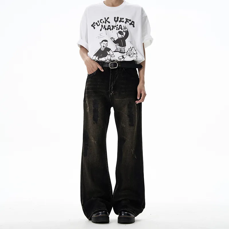 BRYAN JIMENEZ Jeans Unisex Black-3
