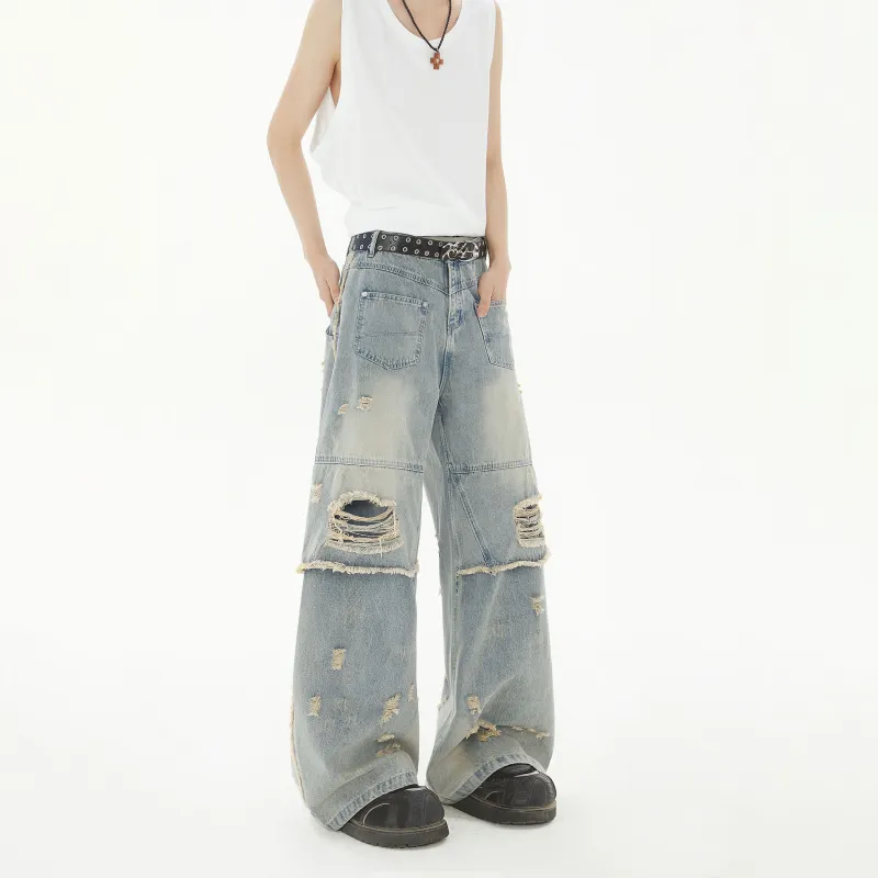 BRYAN JIMENEZ Jeans Unisex Vintage Blue-6