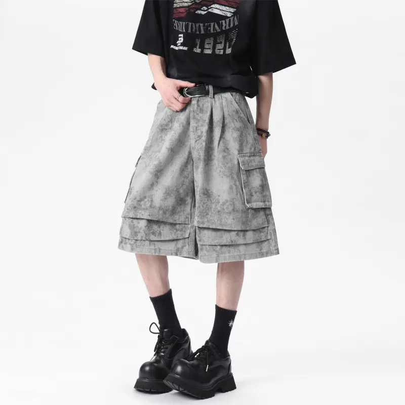 BRYAN JIMENEZ Denim Shorts Unisex-10